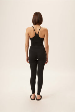 Girlfriend Collective Float Willa Tank Top - Recycled Polyester Black Shirt