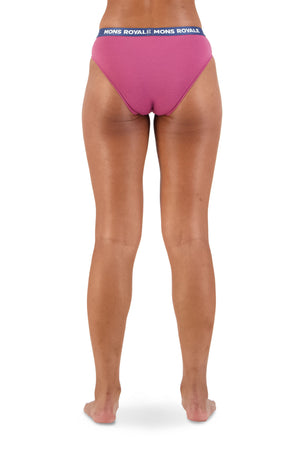 Mons Royale Folo Brief - Merino wool Berry XL