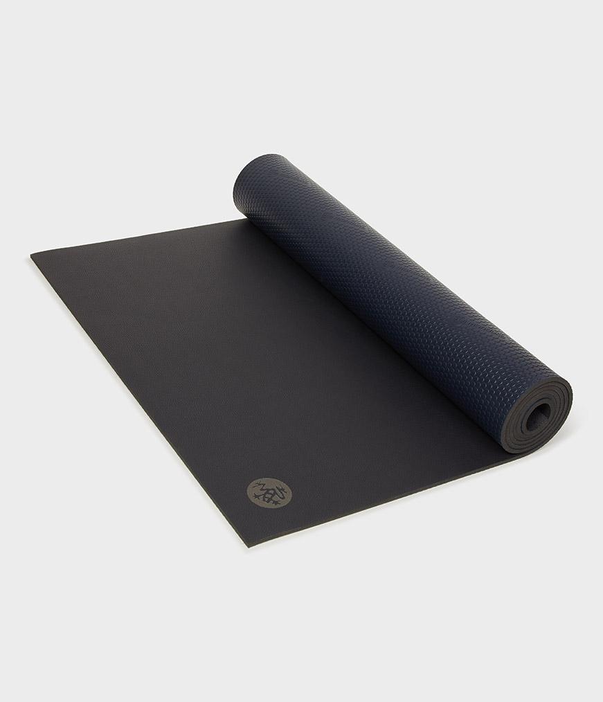 Manduka Grp Hot Yoga Mat 6MM - Made From Natural Rubber Core Midnight Yoga equipment