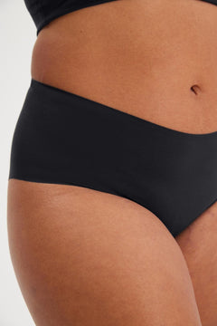 Girlfriend Collective High-Rise Brief - Recycled Polyester Raven Underwear