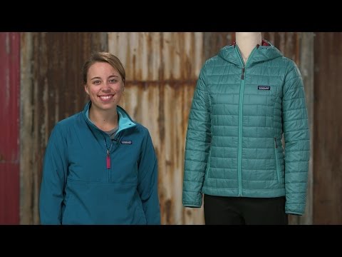 Patagonia ウィメンズ・ナノ・パフ・フーディ：リサイクル