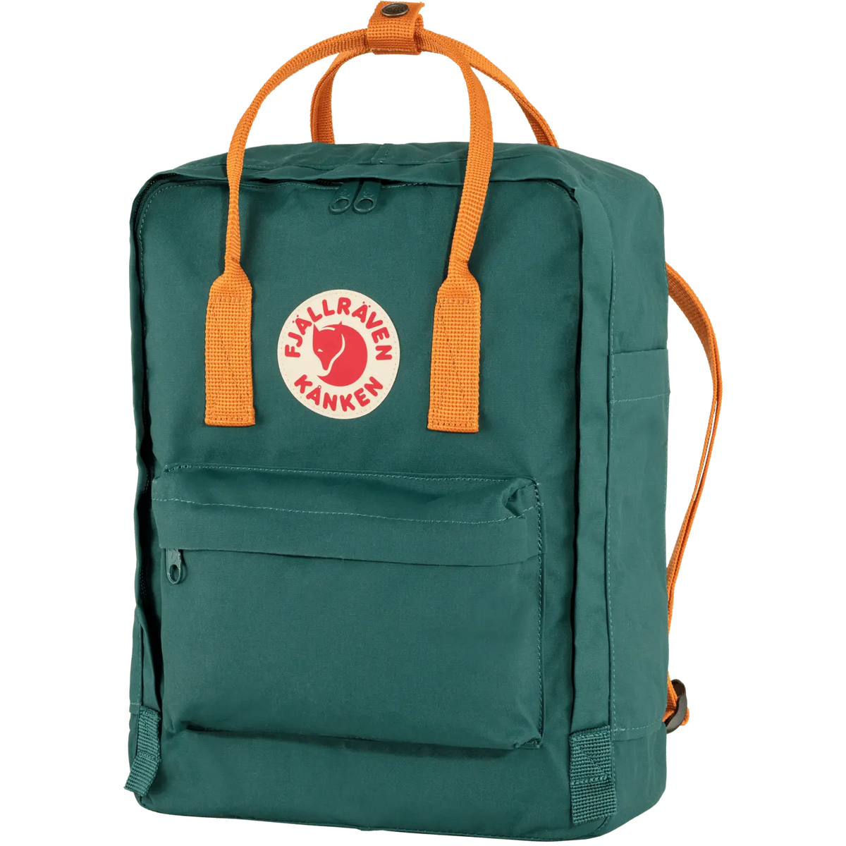 Fjällräven Kånken Backpack - Vinylal Arctic Green-Spicy Orange Bags