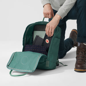 Fjällräven Kånken Backpack - Vinylal Sky Blue-Light Oak