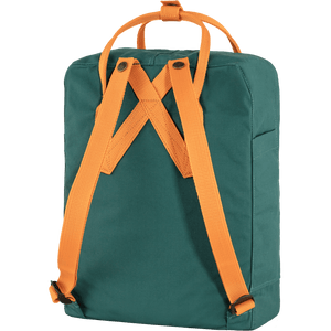 Fjällräven Kånken Backpack - Vinylal Arctic Green-Spicy Orange