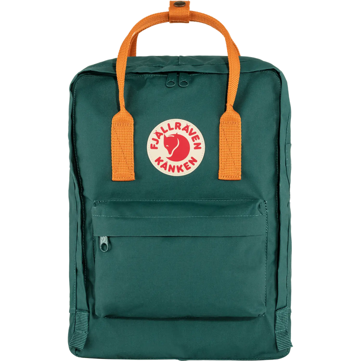 Fjällräven Kånken Backpack - Vinylal Arctic Green-Spicy Orange Bags