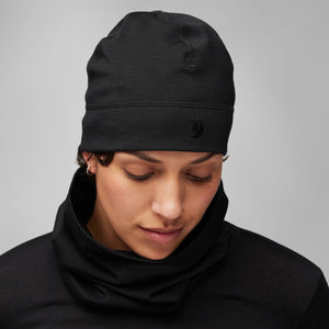 Fjällräven Keb Fleece Hat - Recycled Polyester & Wool Black