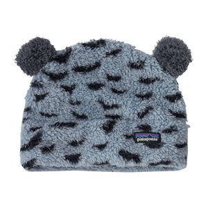 Patagonia Kids Furry Friends Fleece Hat - 100% Recycled Polyester Snowy: Light Plume Grey