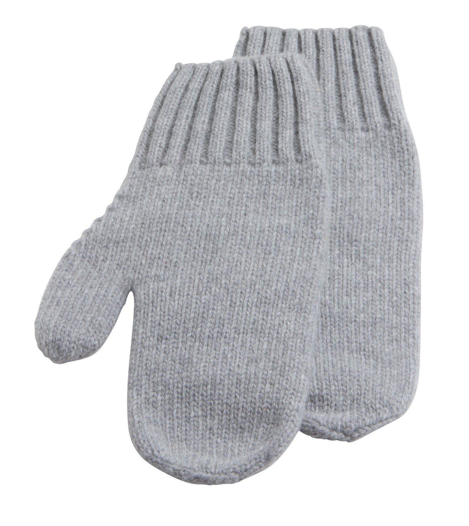 North Outdoor Kivi Mittens - 100% Merino Wool - Made in Finland Light Grey Gloves