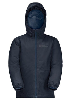 Jack Wolfskin K's Bergland Jacket - Recycled Polyester Night Blue Jacket
