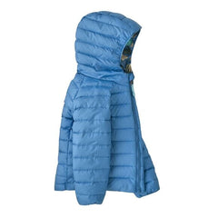 Patagonia K's Reversible Down Sweater Hoody - Recycled nylon & recycled down Andean Song: Blue Bird Jacket