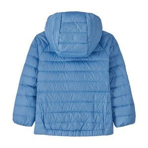 Patagonia K's Reversible Down Sweater Hoody - Recycled nylon & recycled down Andean Song: Blue Bird