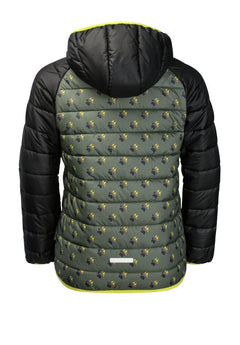 Jack Wolfskin K's Zenon Print Winter Jacket - Recycled Polyester Thyme Green All Over Jacket