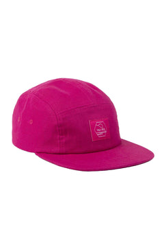 VAI-KØ Kultakero 5-Panel Cap - 100% Linen Dragon Fruit Headwear