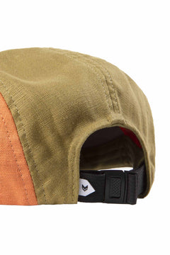 VAI-KØ Kultakero Color Block 5-panel - 100% linen Dawn Headwear