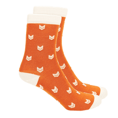 VAI-KØ Logo Socks - Merino Wool Toasty Brown Socks
