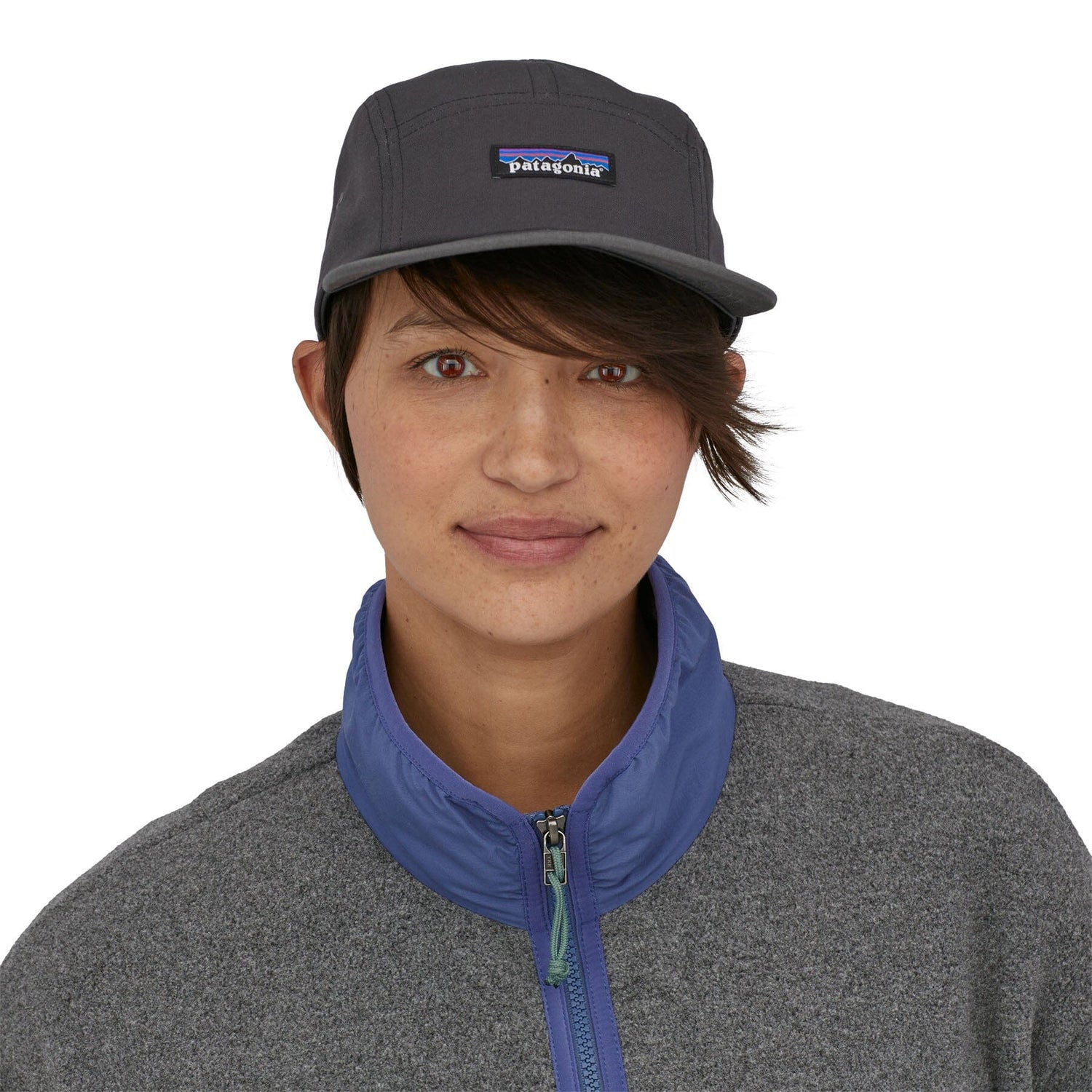 Patagonia Maclure Hat - Organic Cotton P-6 Label: Ink Black Headwear