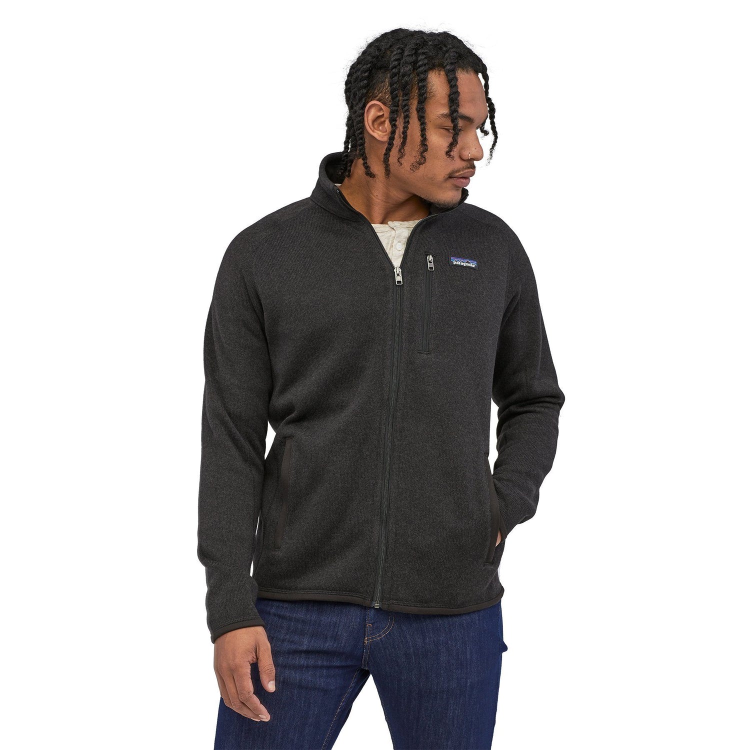 Patagonia M's Better Sweater Fleece Jacket - 100 % recycled polyester Black Shirt