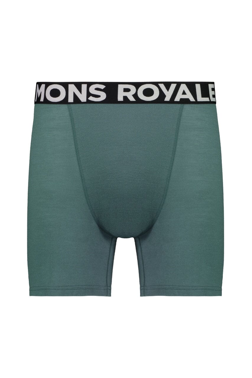 Mons Royale Men's Hold 'em Boxer - Merino wool Black Underwear