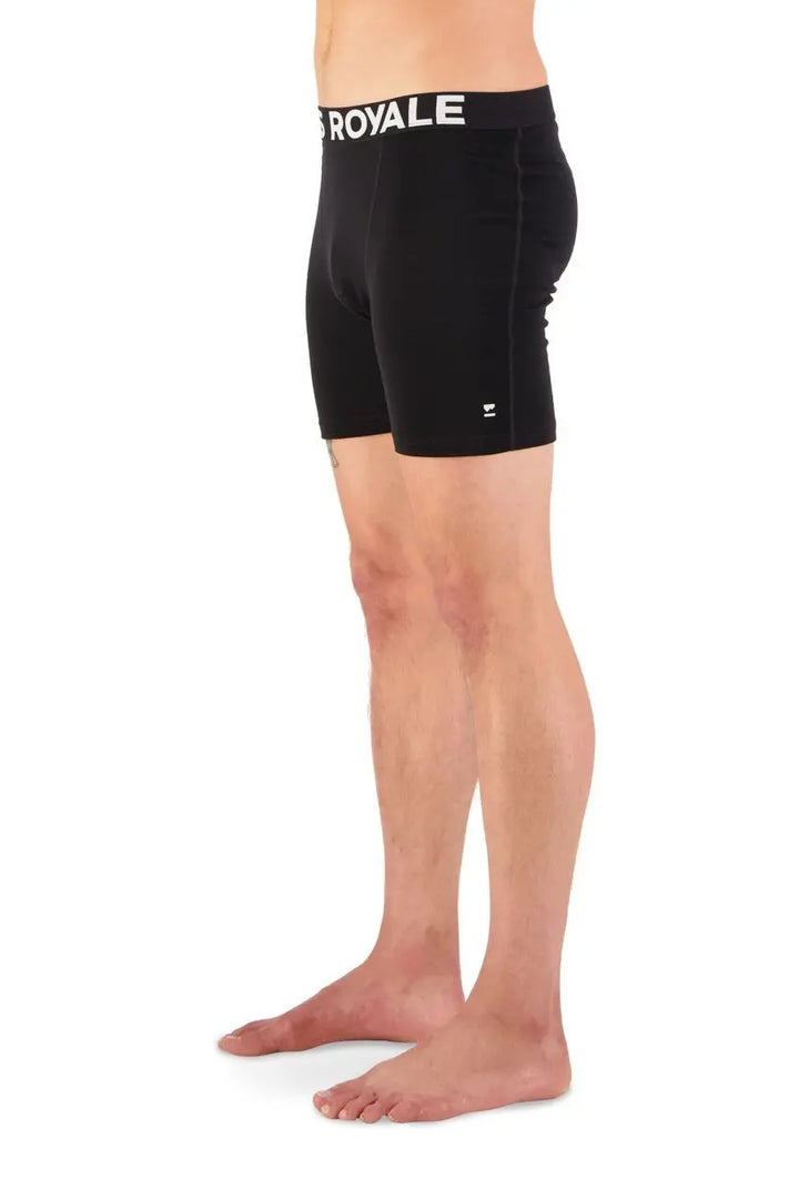 Men's Hold 'em Boxer - Merino wool Underwear Mons Royale Black S