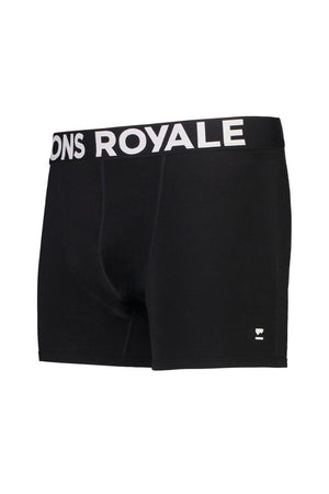 Mons Royale Men's Hold 'em Shorty Boxer - Merino wool Black