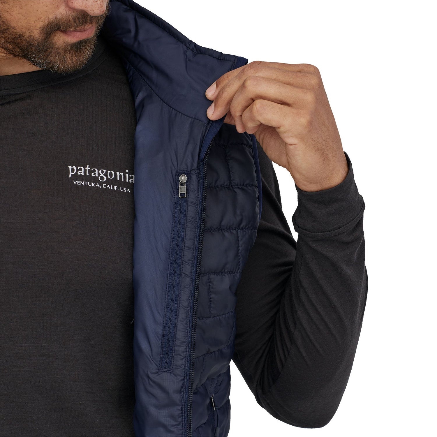 Patagonia Men's Nano Puff Vest - Recycled polyester Black Jacket