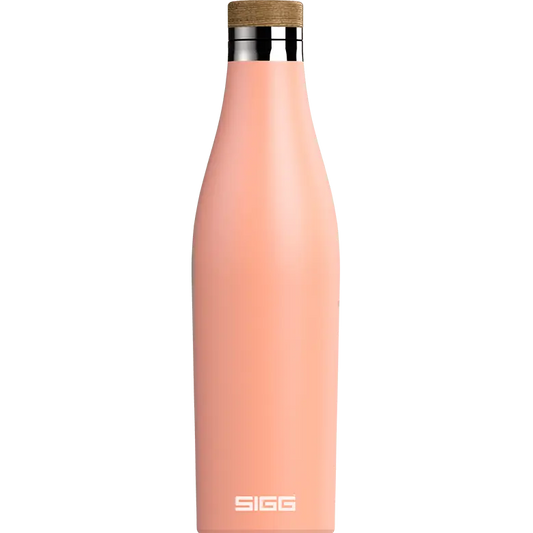 SIGG Meridian Water Bottle - Stainless Steel Shy Pink 0.5L Cutlery