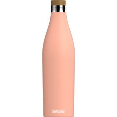 SIGG Meridian Water Bottle - Stainless Steel Shy Pink 0.7L Cutlery