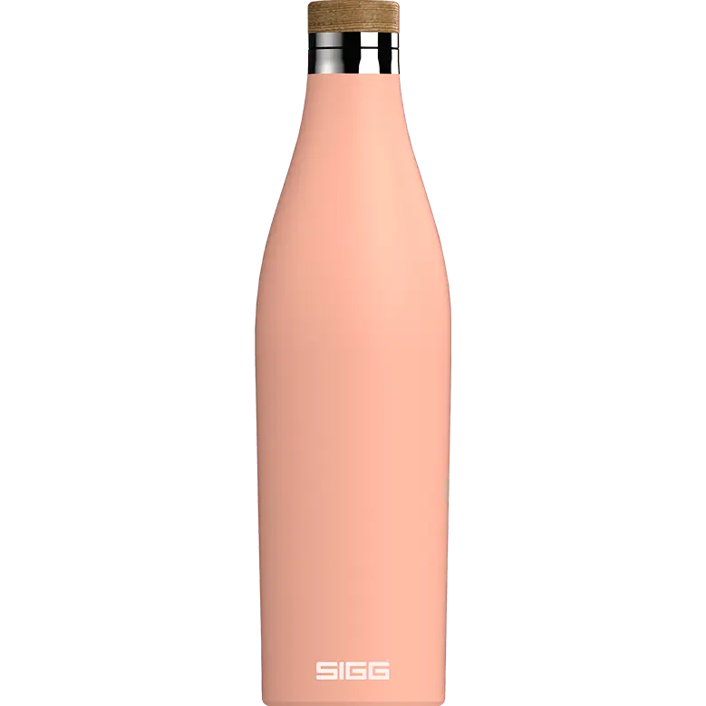 SIGG Meridian Water Bottle - Stainless Steel Shy Pink 0.7L Cutlery