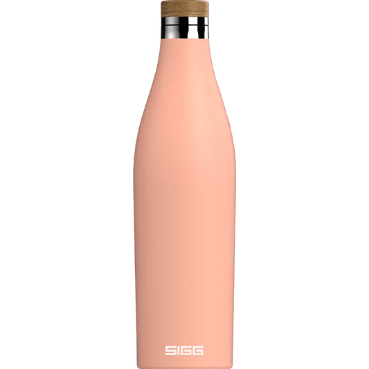 SIGG Meridian Water Bottle - Stainless Steel Shy Pink 0.7L Cutlery