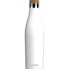 SIGG Meridian Water Bottle - Stainless Steel White 0.5L Cutlery