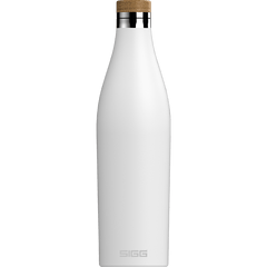 SIGG Meridian Water Bottle - Stainless Steel White 0.7L Cutlery