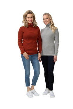 North Outdoor W's Metso Sweater - 100 % Merino Wool - Made in Finland Light Grey Shirt