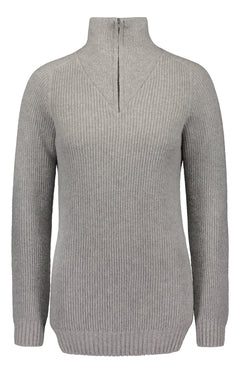 North Outdoor W's Metso Sweater - 100 % Merino Wool - Made in Finland Light Grey Shirt