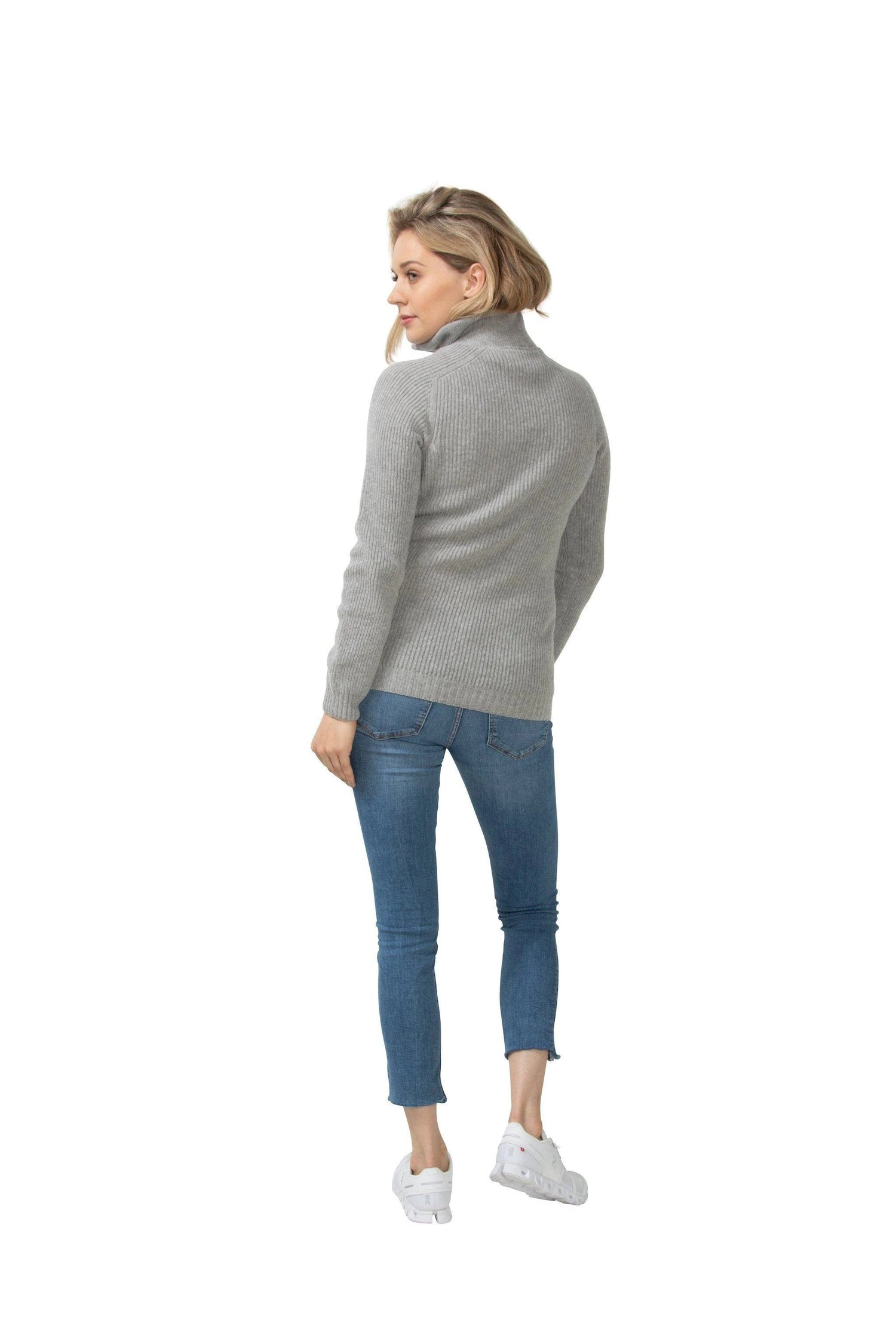 North Outdoor W's Metso Sweater - 100 % Merino Wool - Made in Finland Light Grey Shirt