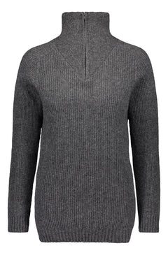 North Outdoor W's Metso Sweater - 100 % Merino Wool - Made in Finland Graphite Grey Shirt