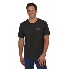 Patagonia M's '73 Skyline Organic T-Shirt - 100% Organic Cotton Black Shirt