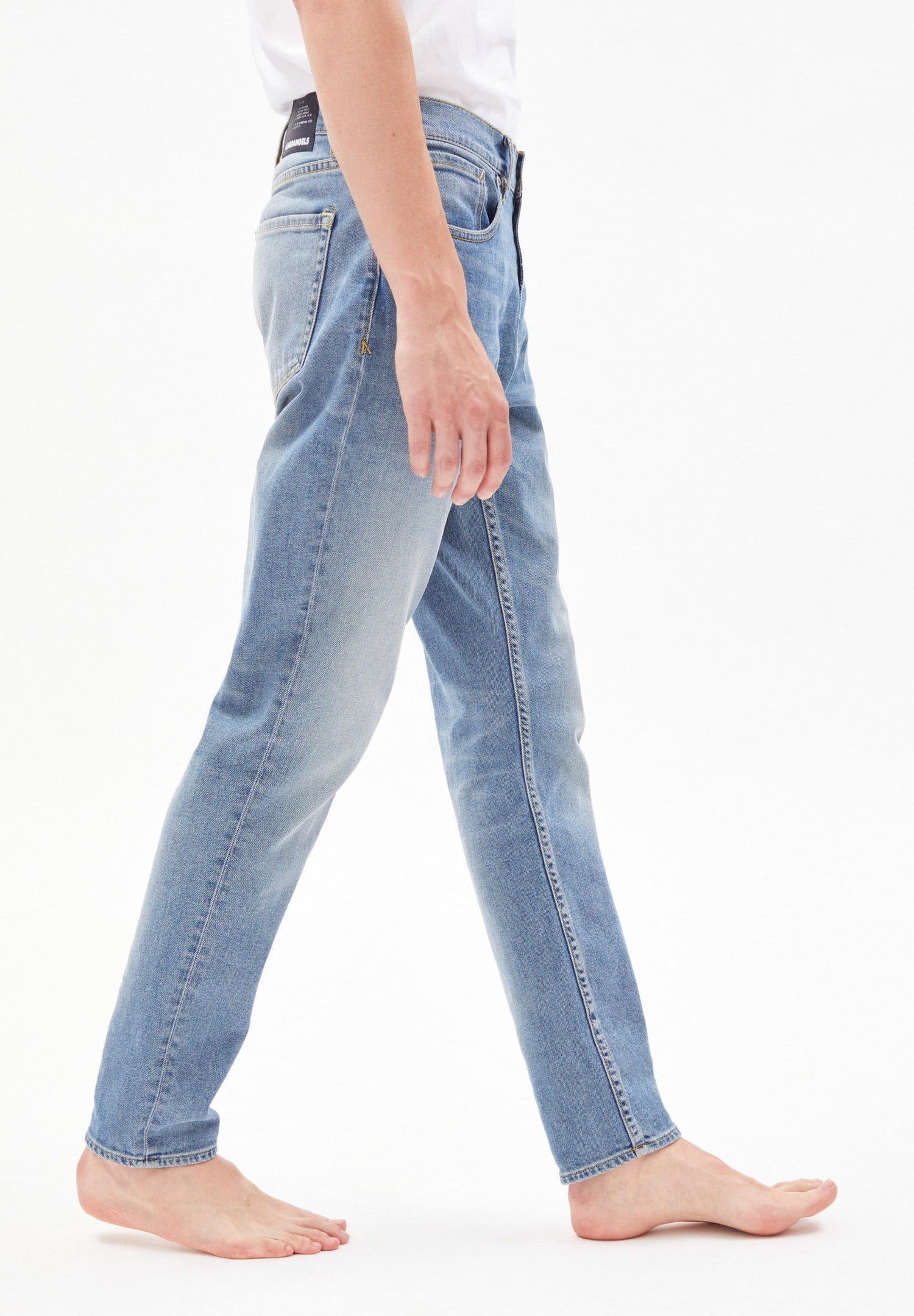 Armedangels M's Aarjo Tarpa Jeans - Tapered Fit Denim - Organic cotton Smoke Blue 32 Pants