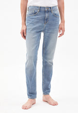Armedangels M's Aarjo Tarpa Jeans - Tapered Fit Denim - Organic cotton Smoke Blue 32 Pants