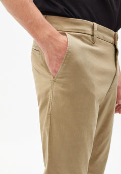 Armedangels M's Aato Chino pants - Slim Fit - Organic Cotton mix Light Sand Beige 32 Pants