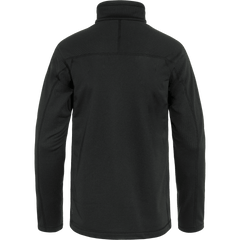 Fjällräven M's Abisko Lite Fleece Half Zip - 100% Recycled polyester Black Shirt