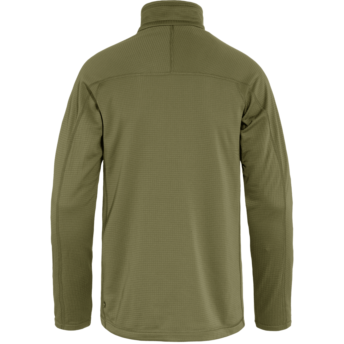Fjällräven M's Abisko Lite Fleece Half Zip - 100% Recycled polyester Green Shirt