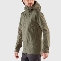 Fjällräven M's Abisko Lite Trekking Jacket - G-1000® Lite Eco - Recycled PET & Organic cotton Dawn Blue-Indigo Blue Jacket