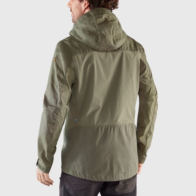 Fjällräven M's Abisko Lite Trekking Jacket - G-1000® Lite Eco - Recycled PET & Organic cotton Dawn Blue-Indigo Blue Jacket