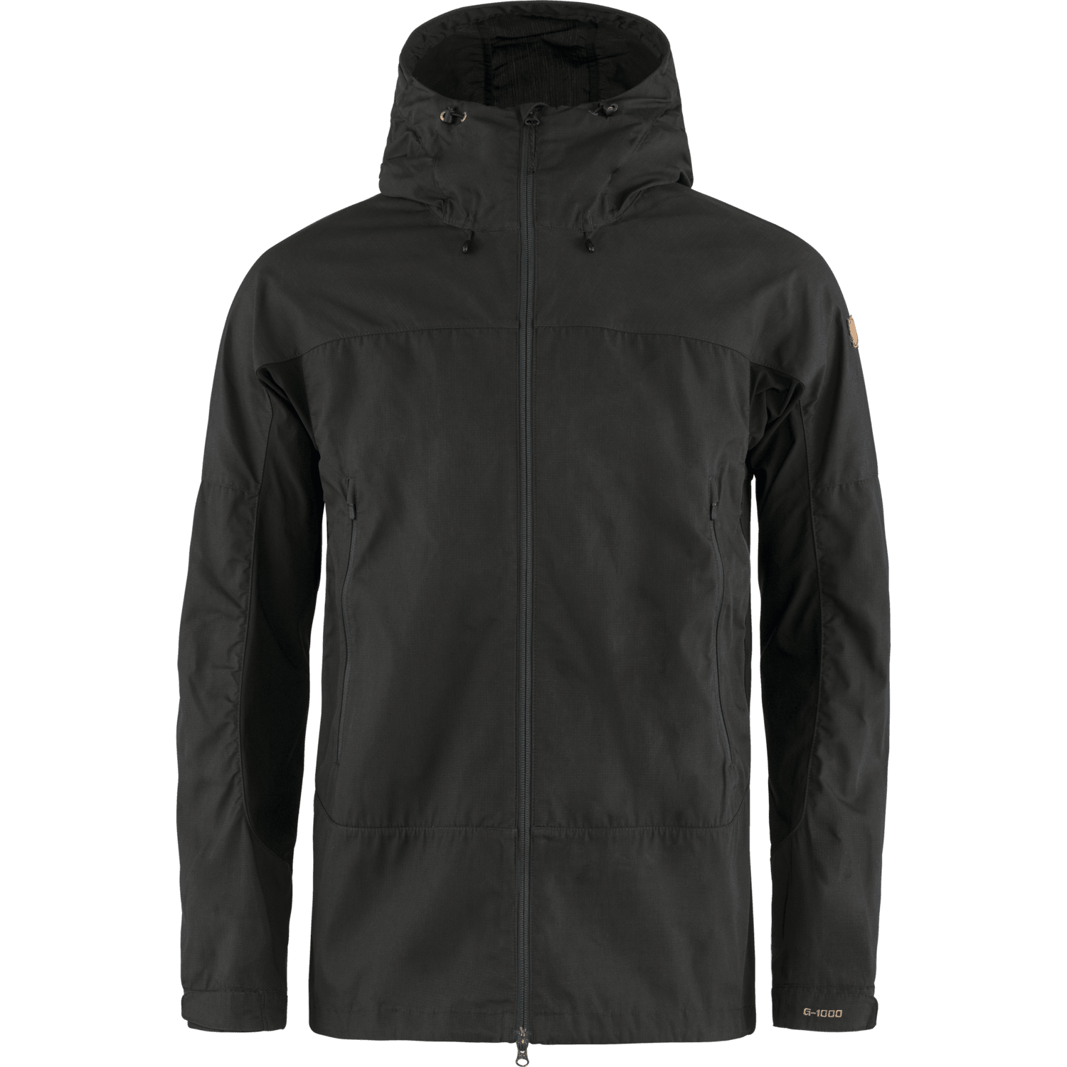 Fjällräven M's Abisko Lite Trekking Jacket - G-1000® Lite Eco - Recycled PET & Organic cotton Dark Grey-Black Jacket