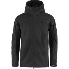 Fjällräven M's Abisko Lite Trekking Jacket - G-1000® Lite Eco - Recycled PET & Organic cotton Dark Grey-Black Jacket