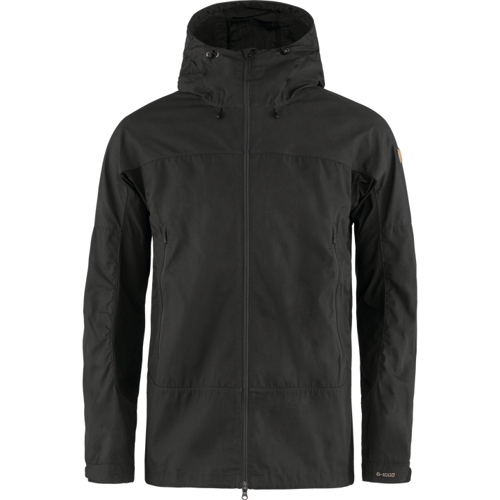 M's Abisko Lite Trekking Jacket - G-1000® Lite Eco - Recycled PET & Organic cotton Jacket Fjällräven Dark Grey-Black M