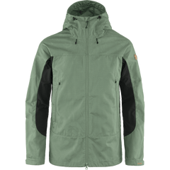 Fjällräven M's Abisko Lite Trekking Jacket - G-1000® Lite Eco - Recycled PET & Organic cotton Patina Green-Dark Grey Jacket