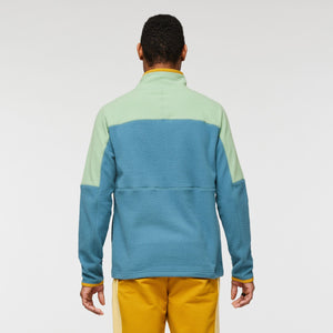 Cotopaxi M's Abrazo Half-Zip Fleece Jacket - Recycled Polyester Aspen & Blue Spruce