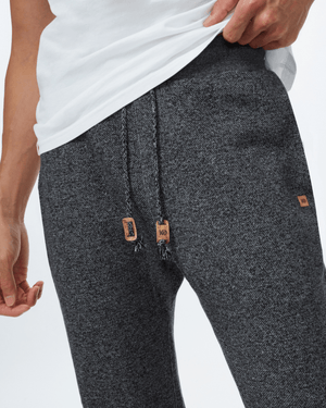 Tentree M's Atlas Sweatpant - Made From Organic Cotton & Recycled Polyester Meteorite Black Marled
