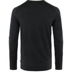Fjällräven M's Bergtagen Thinwool LS - 100% Merino Wool Black Shirt